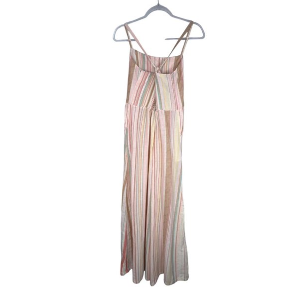 Ace & Jig Kennedy Striped Midi Dress in Ray Size Medium - Picture 5 of 11